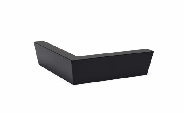 Wooden corner leg 5cm, black