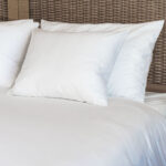 Tencel satiinist voodilina 240x260 valge